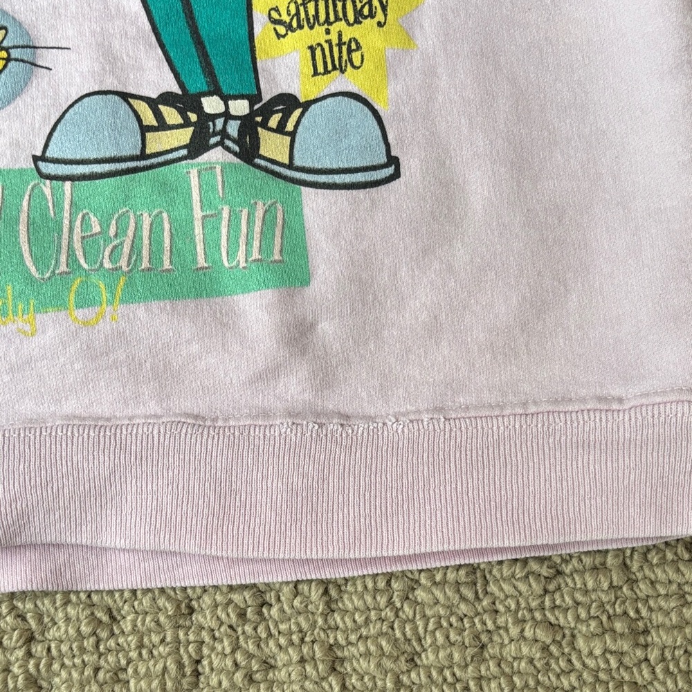 Vintage ACME Kids Pink Graphic Sweatshirt - Picture 5 of 13